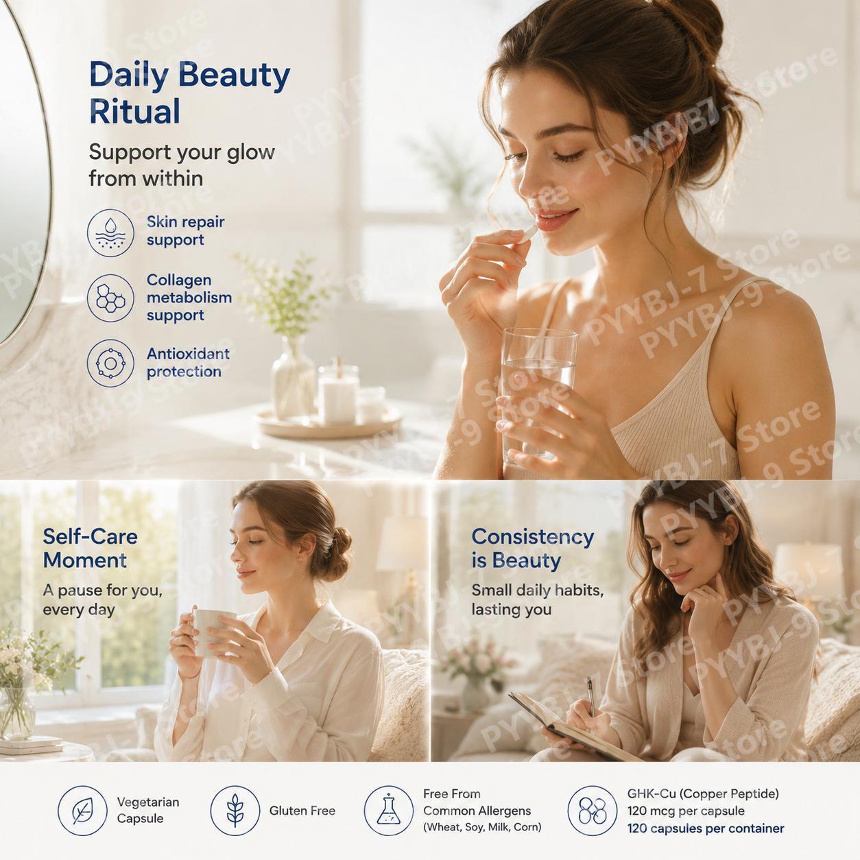 GHK-Cu Copper Peptide Suppleme - огляд і ціна Health Wellness & Nutrition Center Llc