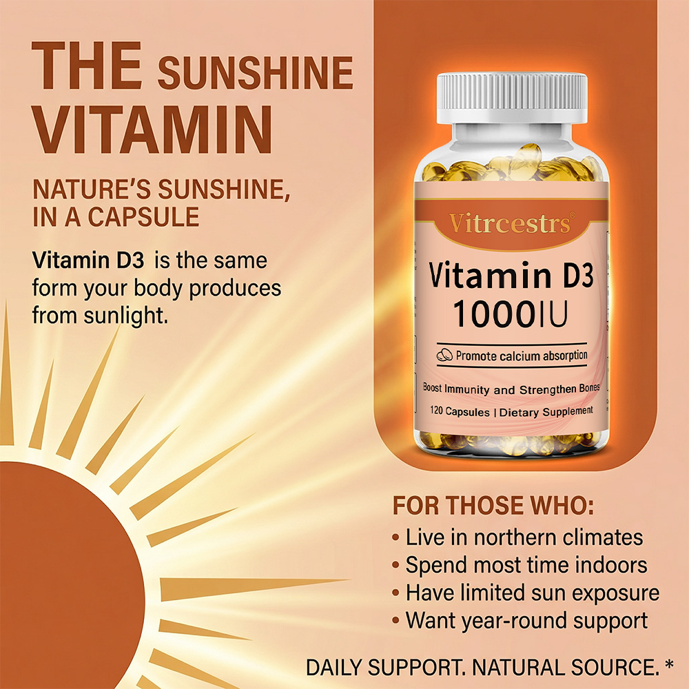 Vitamin D3 1000 IU Capsules, S - огляд і ціна Health Wellness & Nutrition Center Llc