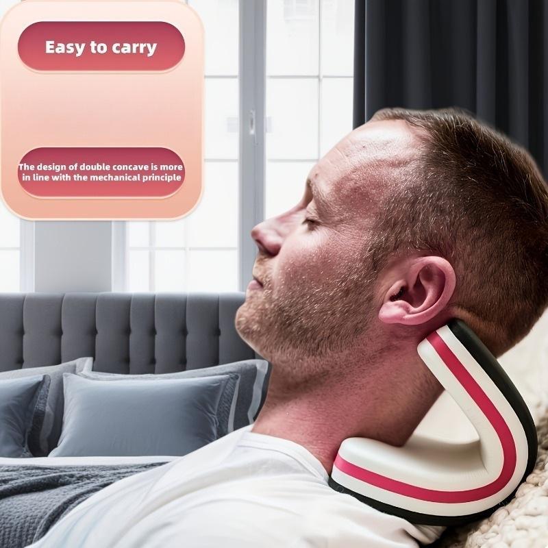 1Pcs Portable Cervical Massage - огляд і ціна Neck Traction Pillow