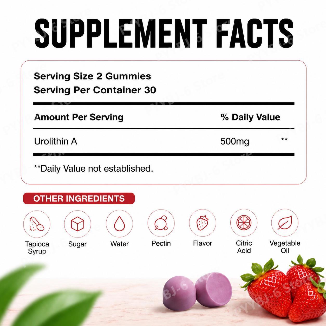 Docteat Urolithin A Gummies Mu - огляд і ціна Health Wellness Gummies