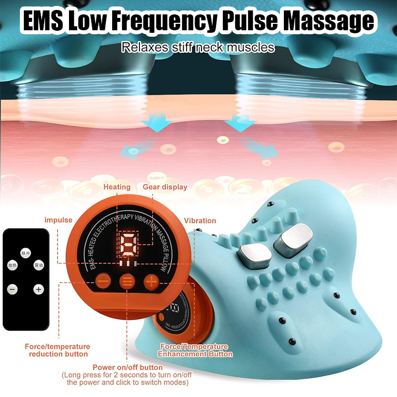 Electric Cervical Massager Nec - огляд і ціна Neck Traction Pillow
