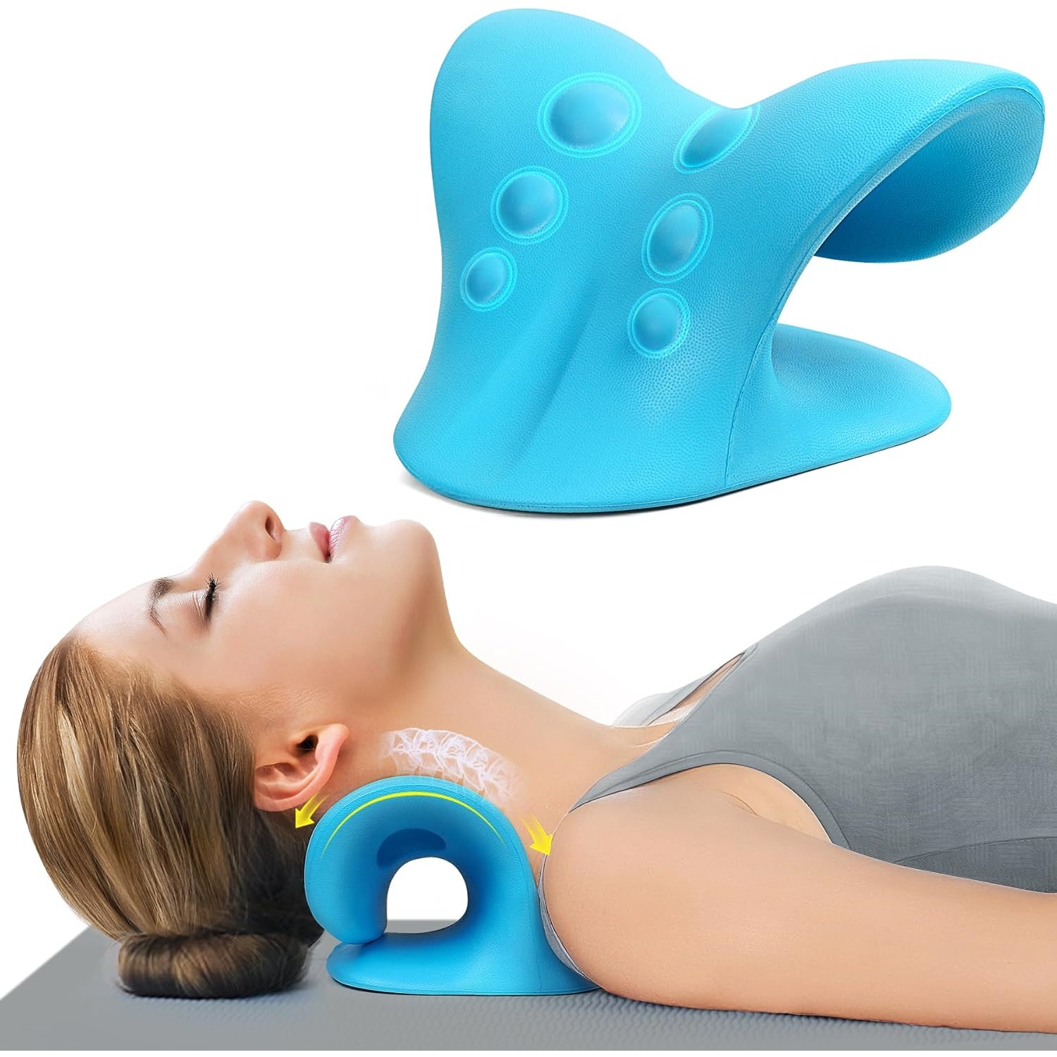 Neck Stretcher for Pain Relief - огляд і ціна Neck Traction Pillow