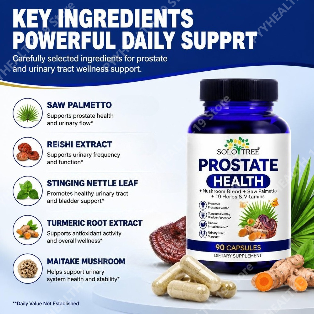 SOLO TREE Prostate Health Caps - огляд і ціна Health Wellness & Nutrition Center Llc