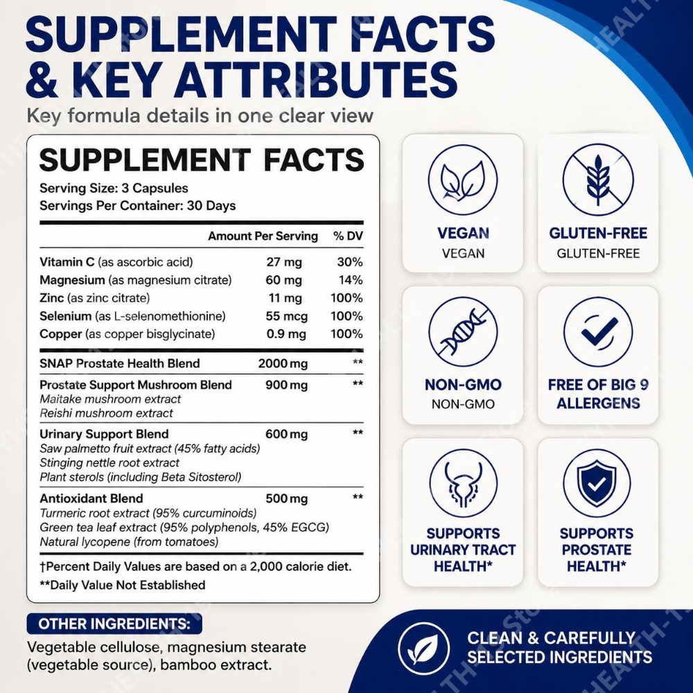 SOLO TREE Prostate Health Caps - огляд і ціна Health Wellness & Nutrition Center Llc