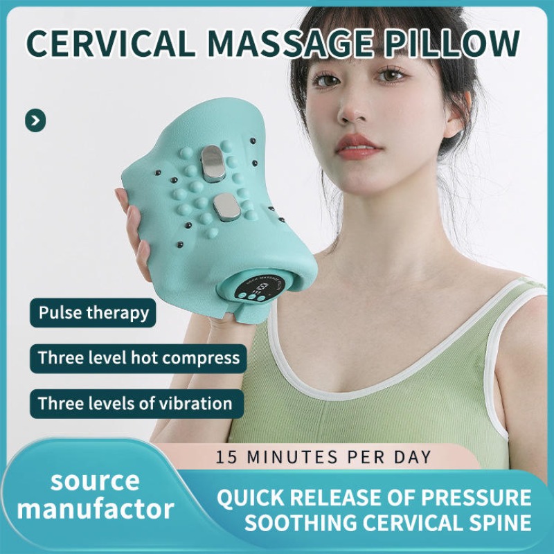 Electric Heated EMS Pulse Cerv - огляд і ціна Neck Traction Pillow