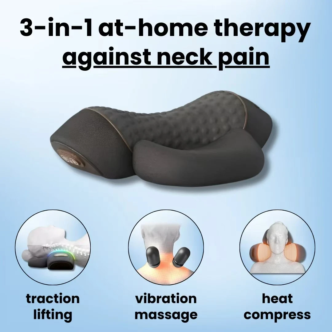 COSSEAL-3-in-1 Neck Massager C - огляд і ціна Neck Traction Pillow
