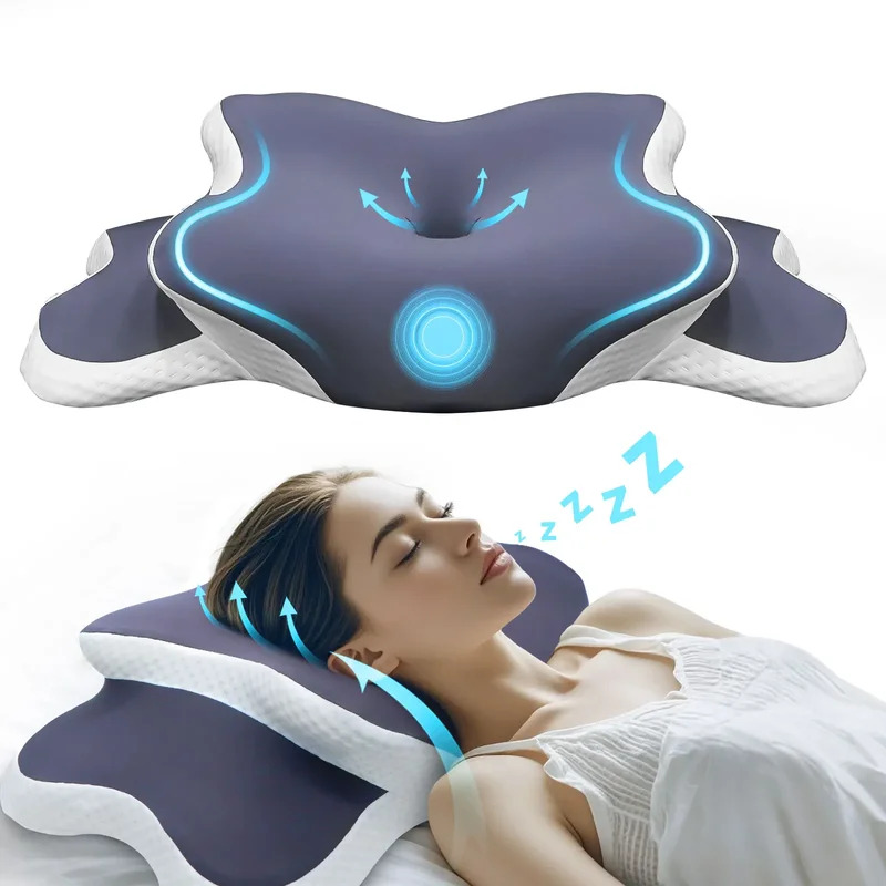 Memory Foam Pillow Cervical Pi - огляд і ціна Neck Traction Pillow