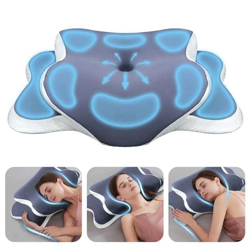Memory Foam Pillow Cervical Pi - огляд і ціна Neck Traction Pillow