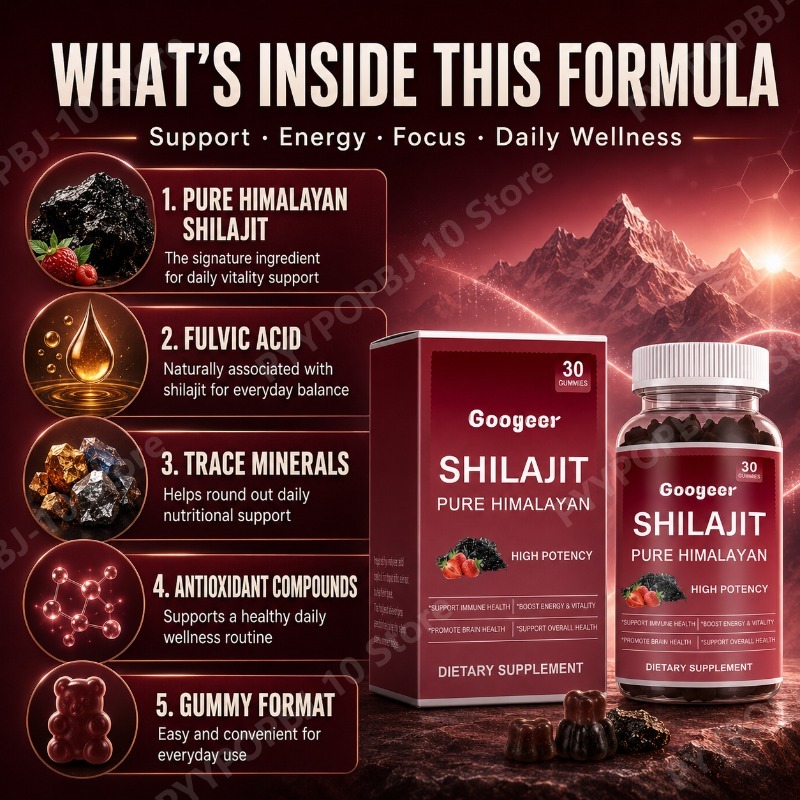 Googeer Shilajit Gummies Pure  - огляд і ціна Health Wellness Gummies