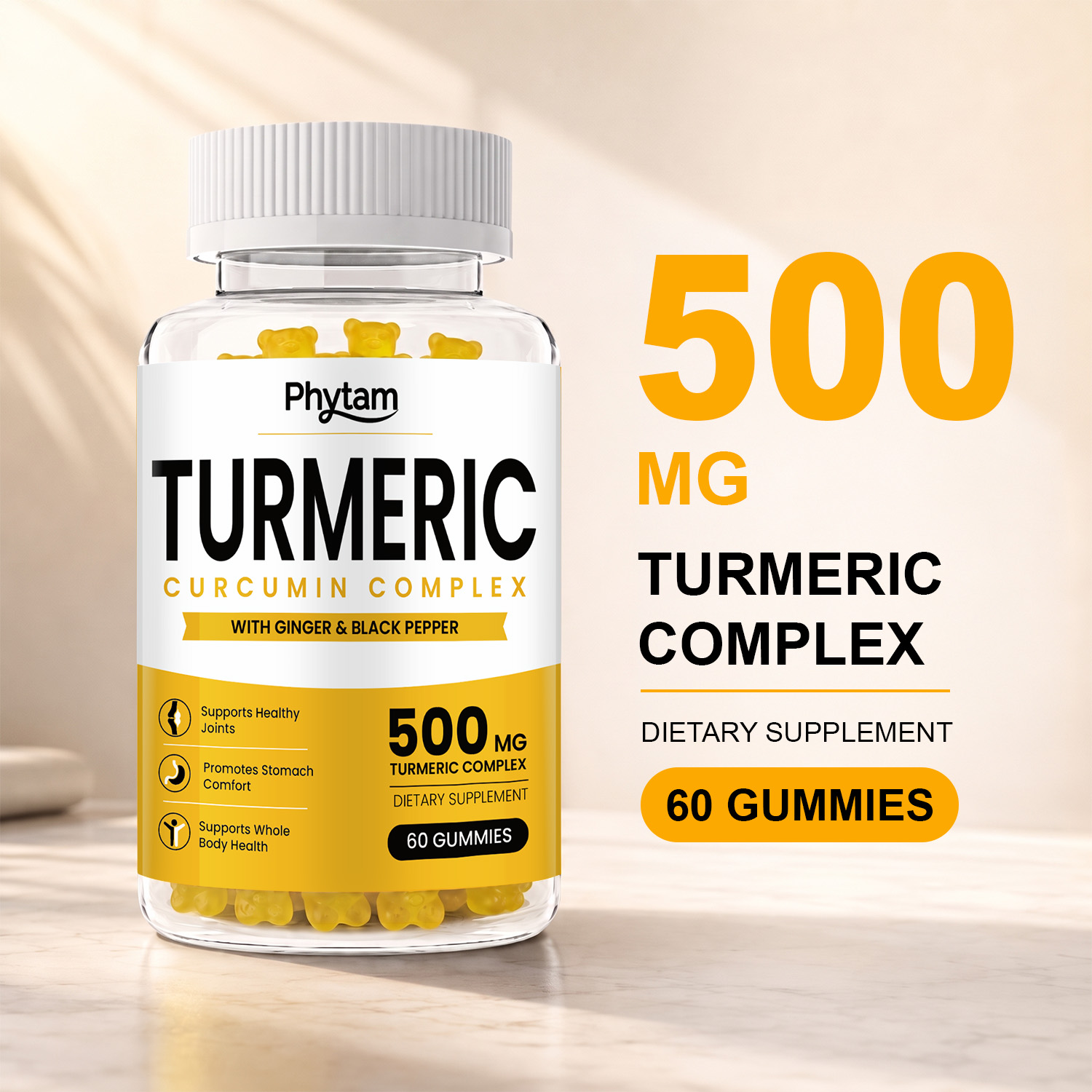 Turmeric Curcumin Gummies With - огляд і ціна Health Wellness Gummies