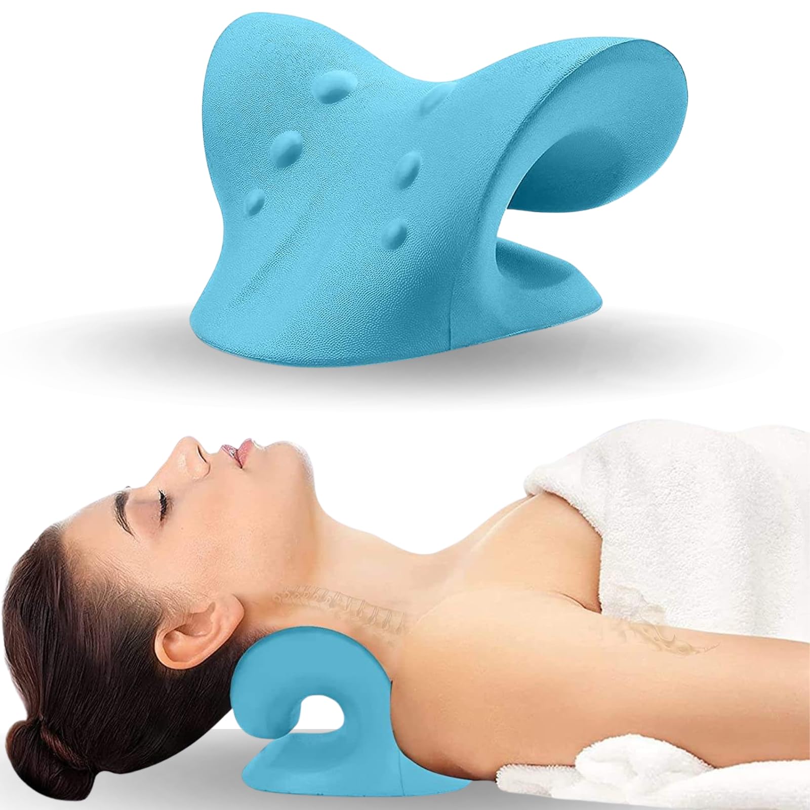 Neck And Shoulder Relaxer Cerv - огляд і ціна Neck Traction Pillow