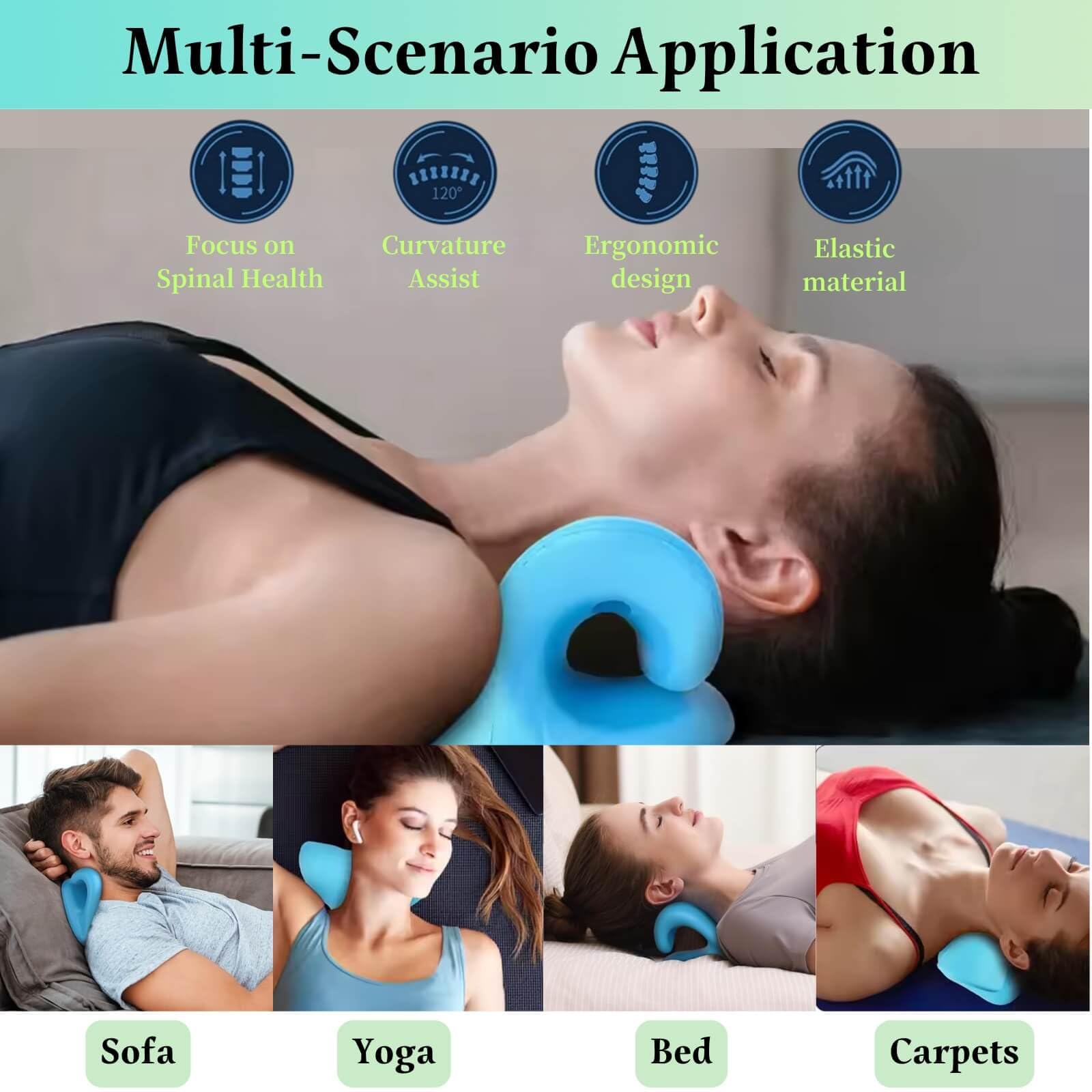Neck And Shoulder Relaxer Cerv - огляд і ціна Neck Traction Pillow