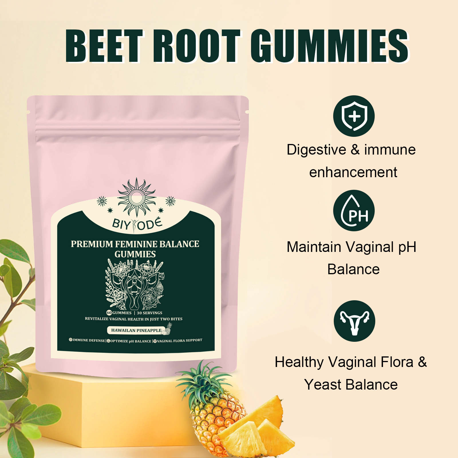Premium Feminine Balance Gummi - огляд і ціна Health Wellness Gummies